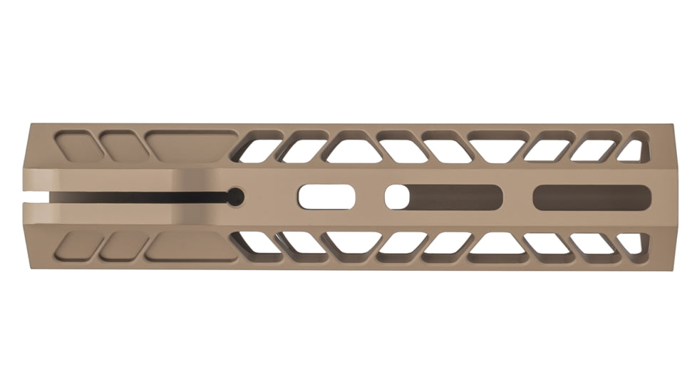 TRYBE Defense AR-15 M-LOK 7in Extra Lightweight Handguard w/ Cut-Away Rail, Flat Dark Earth, 7 Inch, HDG7CR-FDE