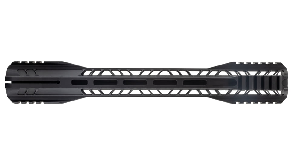 TRYBE Defense AR-15 M-LOK Lightweight Quad Handguard w/ Full Rail, 15in, Black, HDG15QFR-BL