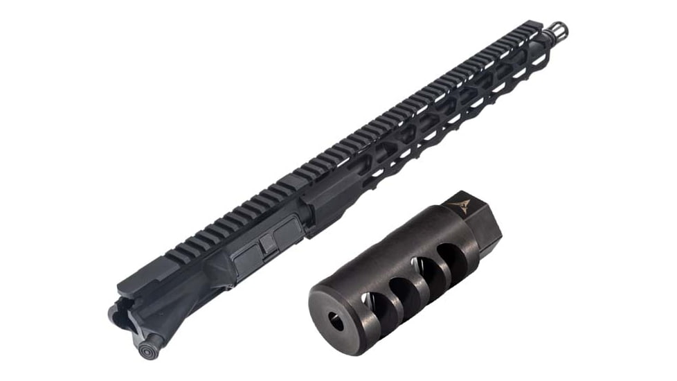 TRYBE Defense AR-15 Semi-Complete Upper M-LOK w/o BCG or Charging Handle, 16in, .300 BLK and TRYBE Defense CIB Cowl Induction Muzzle Brake, .30 Caliber, 5/8x24