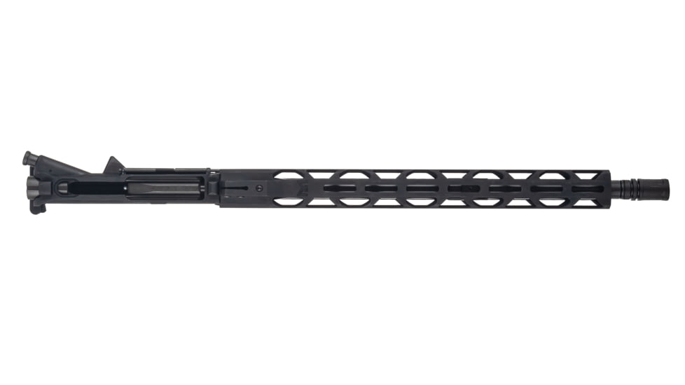 TRYBE Defense Complete Upper Receiver, AR-15, 5.56x45mm NATO, 16in 5R Barrel, 1-7 Twist, 15in M-LOK Rail, A2 Flash Hider, BCG and CH, Nitride Black, UPPER16556