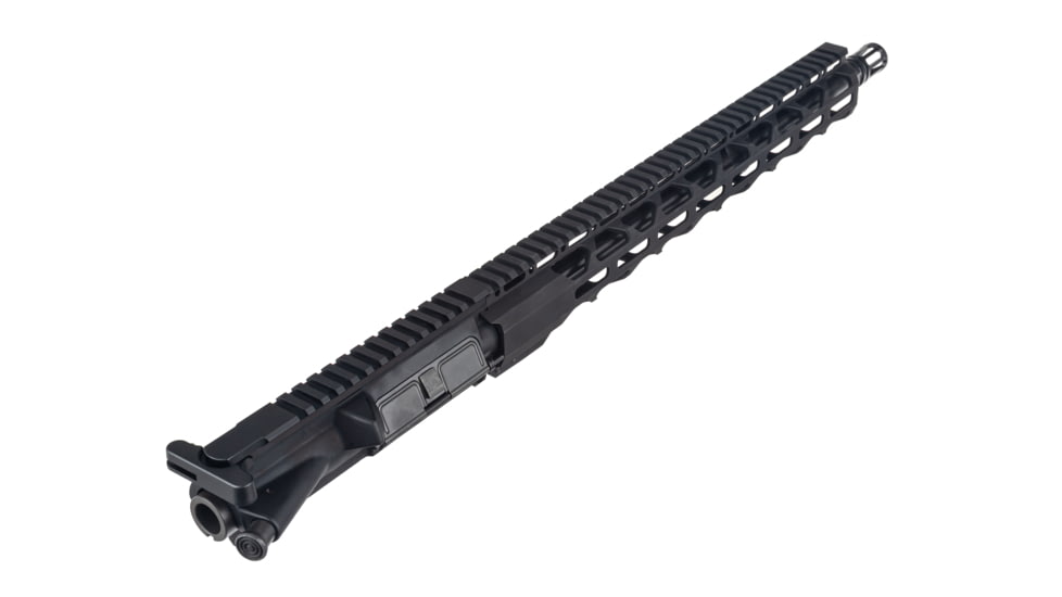 TRYBE Defense Complete Upper Receiver, AR-15, 5.56x45mm NATO, 16in 5R Barrel, 1-7 Twist, 15in M-LOK Rail, A2 Flash Hider, BCG and CH, Nitride Black, UPPER16556