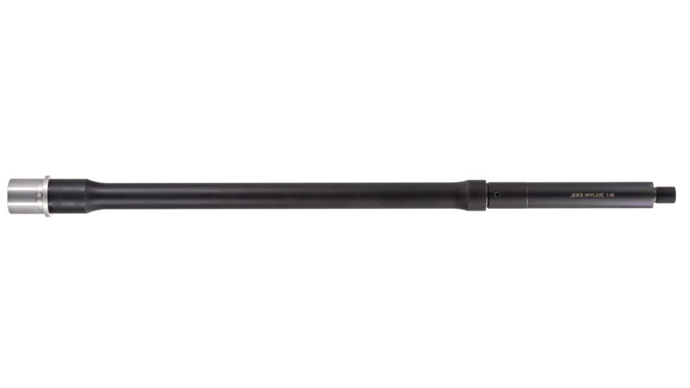 TRYBE Defense AR15 Rifle Barrel, .223 Wylde, 18in, Medium Profile, 1-8 Twist, 1/2x28 Thread, Black, BARRIF18223