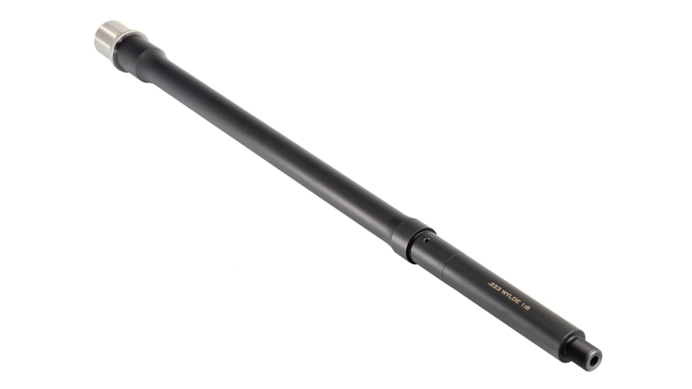 TRYBE Defense AR15 Rifle Barrel, .223 Wylde, 18in, Medium Profile, 1-8 Twist, 1/2x28 Thread, Black, BARRIF18223