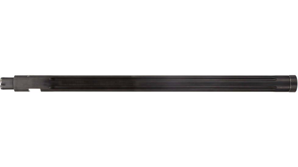 TRYBE Defense Bull Barrel, Ruger 10/22, .22 Long Rifle, 16 in, Heavy Straight Fluted Profile, 1-16 Twist, 1/2x28 Threads, Nitride, Black, Black, 12B216N16FHQ-T
