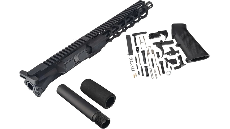 TRYBE Defense Complete AR Kit, 10.5in Barrel, 1/2x28, 5.56mm, UPPER105556-KIT2
