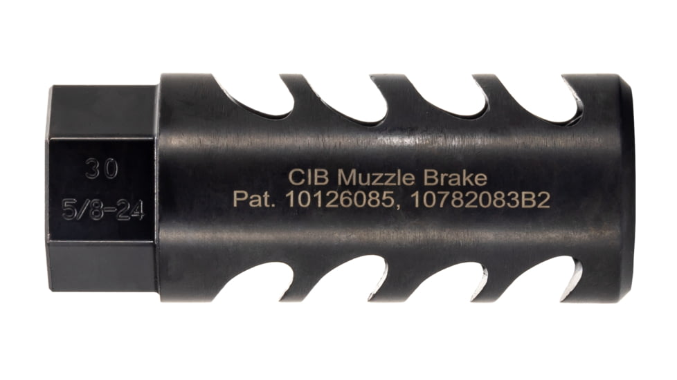TRYBE Defense Cowl Induction Muzzle Brake, .308 Winchester Magnum, 5/8x24, Black, TRBCIB30858x24