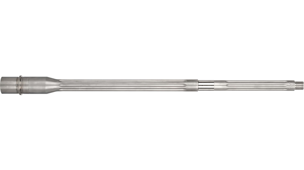 TRYBE Defense DPMS LR-308 Gen 1 .308 Win Threaded Honed and Lapped Rifle Barrel, 20in, Heavy Fluted, Rifle Length, 1-10 TPI, RH, Bead Blast Stainless, BARRIF20308SS