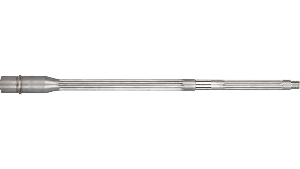 TRYBE Defense DPMS LR-308 Gen 1 6.5 Creedmoor Threaded Honed and Lapped Rifle Barrel, 20in, Heavy Fluted, Rifle Length, 1-8 TPI, RH, Bead Blast Stainless, BARRIF2065CMSS