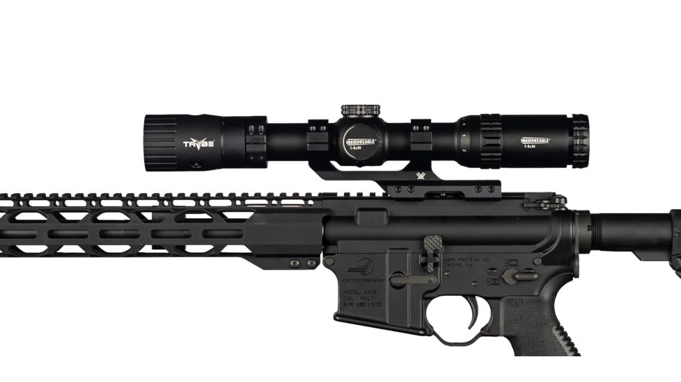 DEMO, TRYBE Optics Enhancer Scope Magnification Doubler, 2x40mm, 30 mm/1 inch Tube Mount, Black, ENHRS30