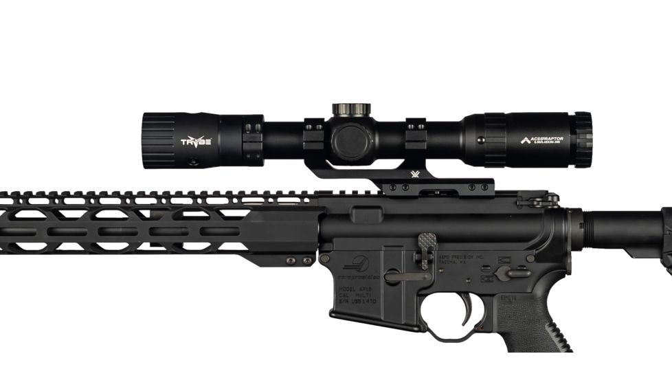 DEMO, TRYBE Optics Enhancer Scope Magnification Doubler, 2x40mm, 30 mm/1 inch Tube Mount, Black, ENHRS30