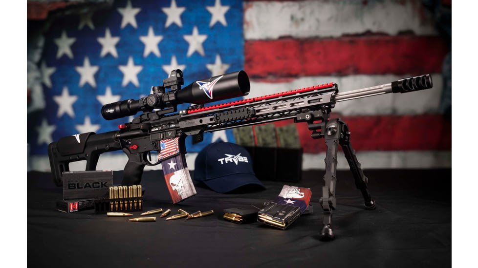 TRYBE Defense Flagship 20 in Stainless Steel Heavy Fluted Rifle Barrel for AR-15 Pattern Firearms, .223 Wylde