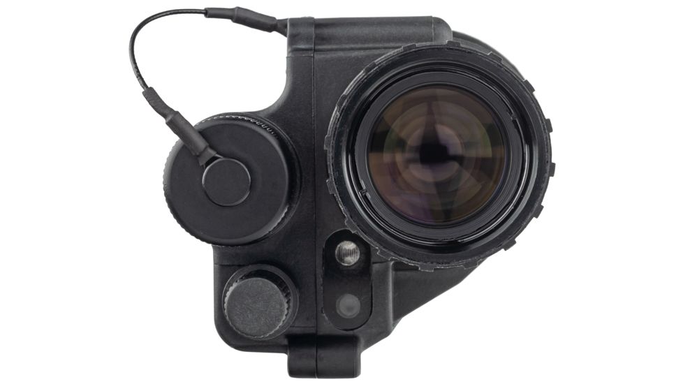 TRYBE Optics PVS-14 Night Vision Monocular, GEN 3, White Phosphor, Filmless Tube, 64-72 lp/mm, Regular, Charcoal, TRYBEPVS14W-L3