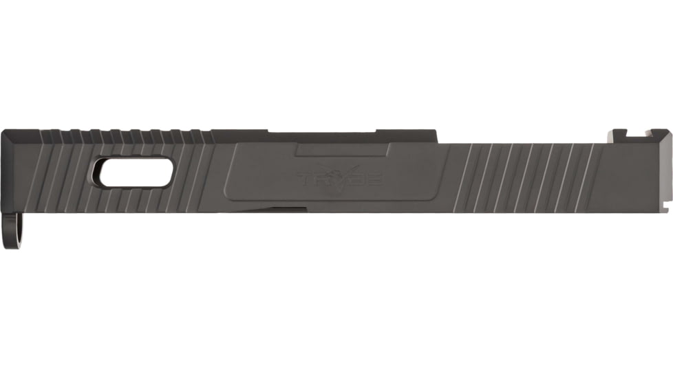 TRYBE Defense Glock 19 9mm Pistol Slide - Version 1, Gen 3, RMR Cut, Sniper Gray, SLDG19G3RMR-SG