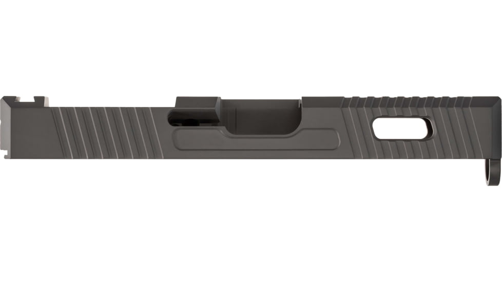 TRYBE Defense Glock 19 9mm Pistol Slide - Version 1, Gen 3, RMR Cut, Sniper Gray, SLDG19G3RMR-SG