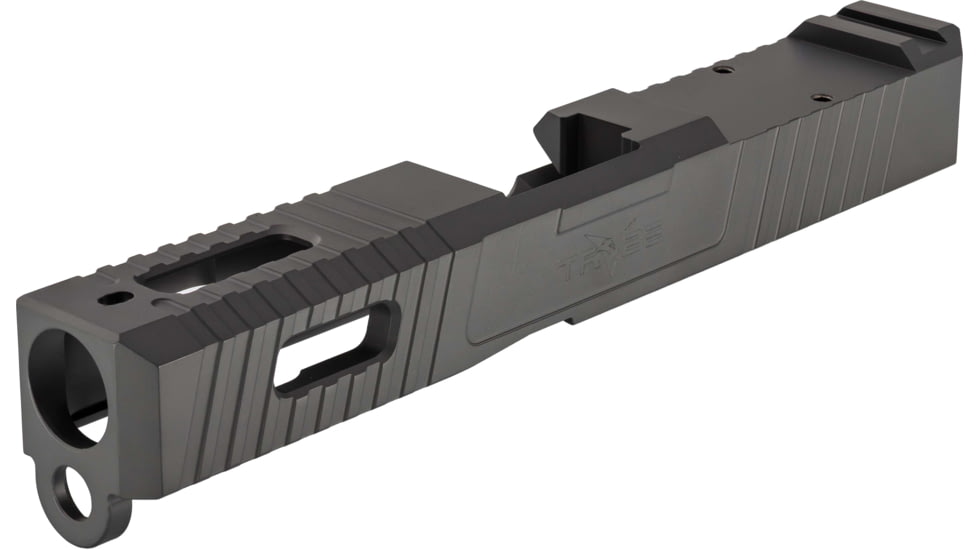 TRYBE Defense Glock 19 9mm Pistol Slide - Version 1, Gen 3, RMR Cut, Sniper Gray, SLDG19G3RMR-SG
