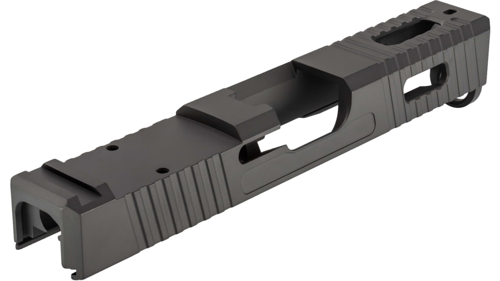 TRYBE Defense Glock 19 9mm Pistol Slide - Version 1, Gen 4, RMR Cut, Sniper Gray, SLDG19G4RMR-SG
