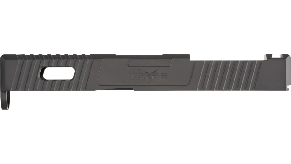 TRYBE Defense Glock 19 9mm Pistol Slide - Version 1, Gen 4, RMR Cut, Sniper Gray, SLDG19G4RMR-SG