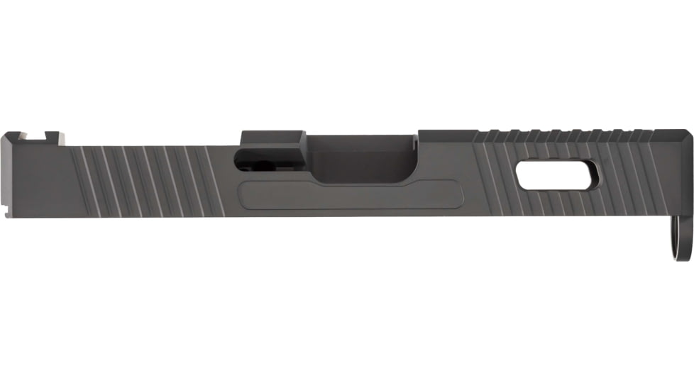 TRYBE Defense Glock 19 9mm Pistol Slide - Version 1, Gen 4, RMR Cut, Sniper Gray, SLDG19G4RMR-SG