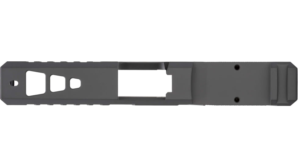 TRYBE Defense Glock 19 9mm Pistol Slide - Version 2, Gen 4, RMR Cut, Sniper Gray, No Base Plate Included, SLDG19G4RMRV2-SG