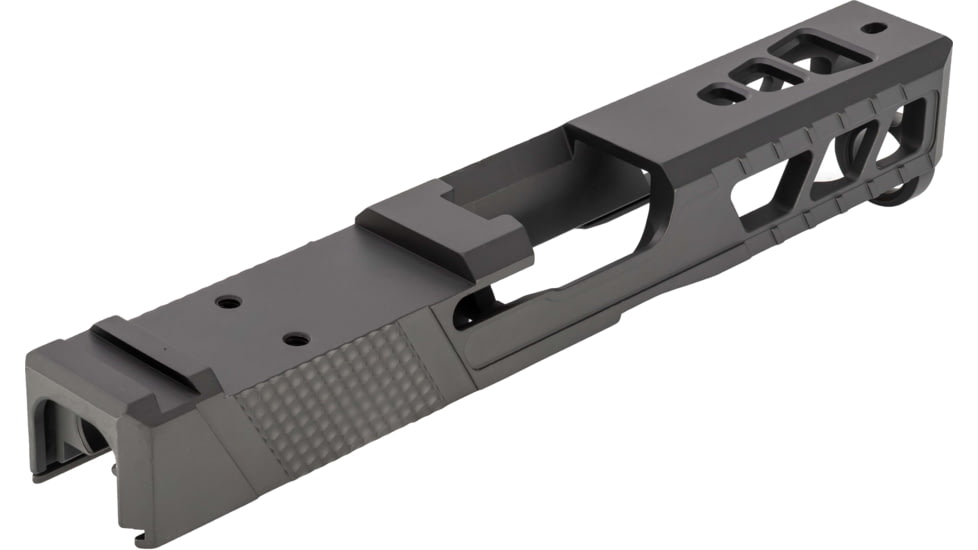TRYBE Defense Glock 19 9mm Pistol Slide - Version 2, Gen 5, Viper Cut, Sniper Gray, No Base Plate Included, SLDG19G5VPRV2-SG