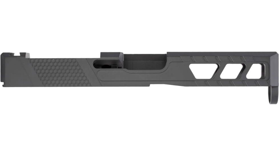 TRYBE Defense Glock 19 9mm Pistol Slide - Version 2, Gen 5, Viper Cut, Sniper Gray, No Base Plate Included, SLDG19G5VPRV2-SG