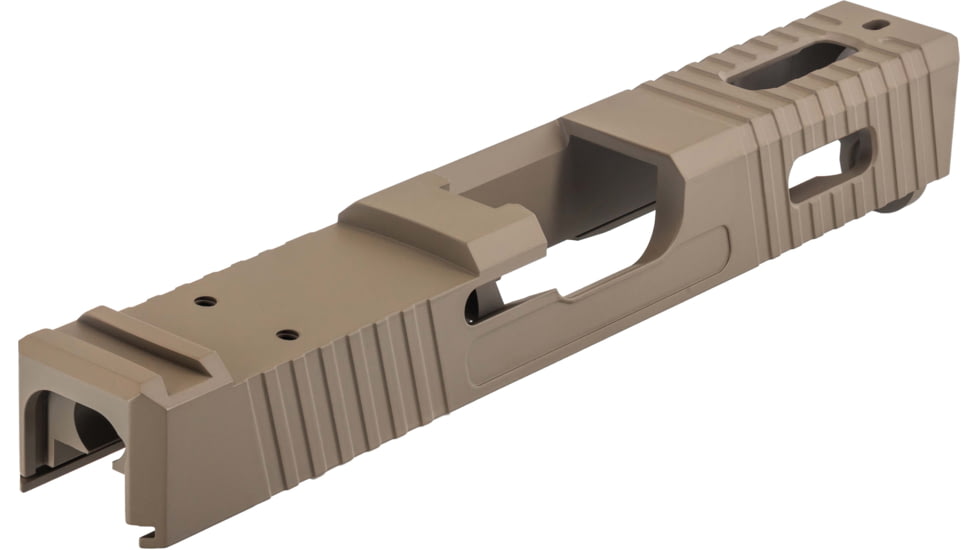 TRYBE Defense Glock 19 Pistol Slide, Glock 19, Gen 3, DeltaPoint Pro Cut, FDE Cerakote, SLDG19G3DP-FDE