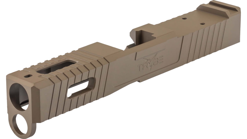 TRYBE Defense Glock 19 Pistol Slide, Glock 19, Gen 3, DeltaPoint Pro Cut, FDE Cerakote, SLDG19G3DP-FDE