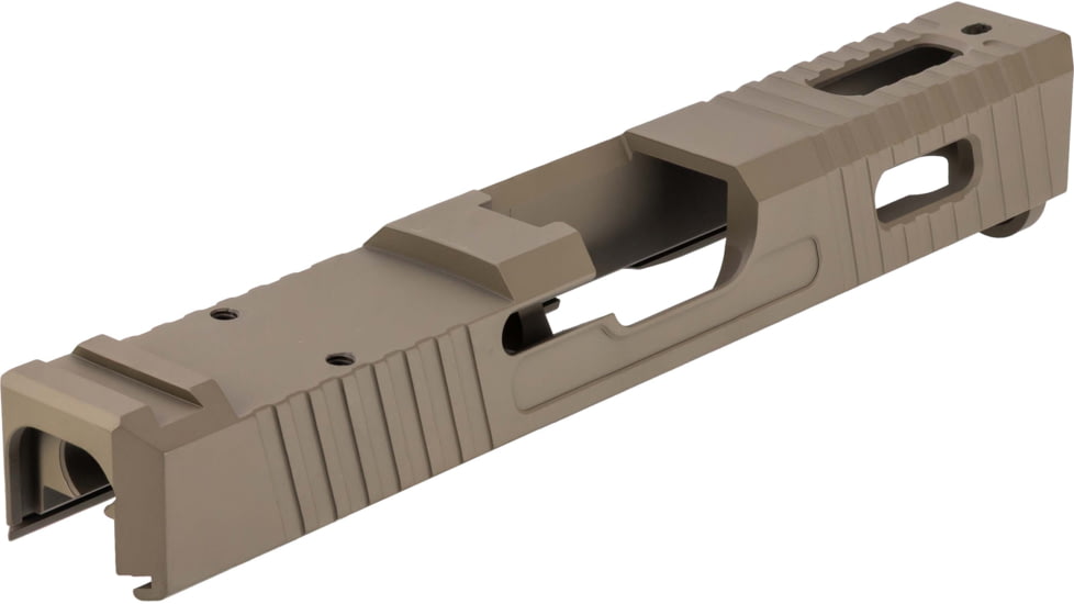 TRYBE Defense Glock 19 Pistol Slide, Glock 19, Gen 3, RMR Cut, FDE Cerakote, SLDG19G3RMR-FDE
