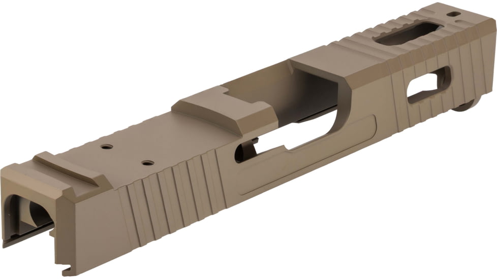 TRYBE Defense Glock 19 Pistol Slide, Glock 19, Gen 3, Venom Cut, FDE Cerakote, SLDG19G3VNM-FDE