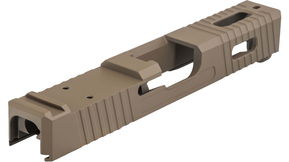TRYBE Defense Glock 19 Pistol Slide, Glock 19, Gen 3, Viper Cut, FDE Cerakote, SLDG19G3VPR-FDE