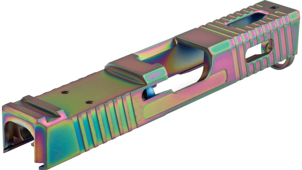 TRYBE Defense Glock 19 Pistol Slide - Version 1, Gen 4, Viper Cut, Chameleon, SLDG19G4VPR-CML