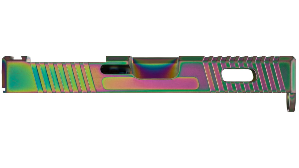 TRYBE Defense Glock 19 Pistol Slide - Version 1, Gen 4, Viper Cut, Chameleon, SLDG19G4VPR-CML