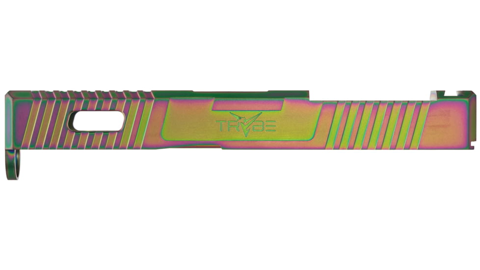 TRYBE Defense Glock 19 Pistol Slide - Version 1, Gen 4, Viper Cut, Chameleon, SLDG19G4VPR-CML