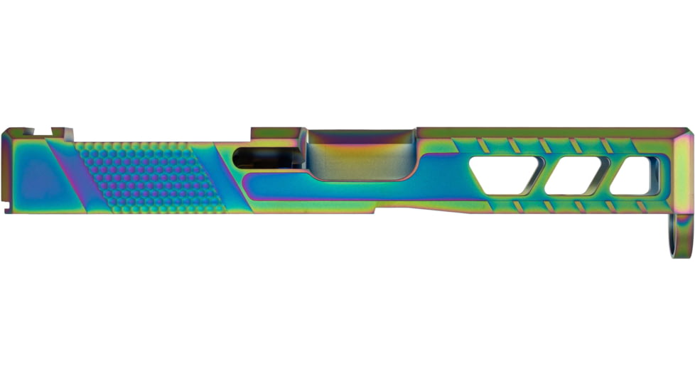 TRYBE Defense Glock 19 Pistol Slide - Version 2, Gen 5, Viper Cut, Chameleon, SLDG19G5VPRV2-CML