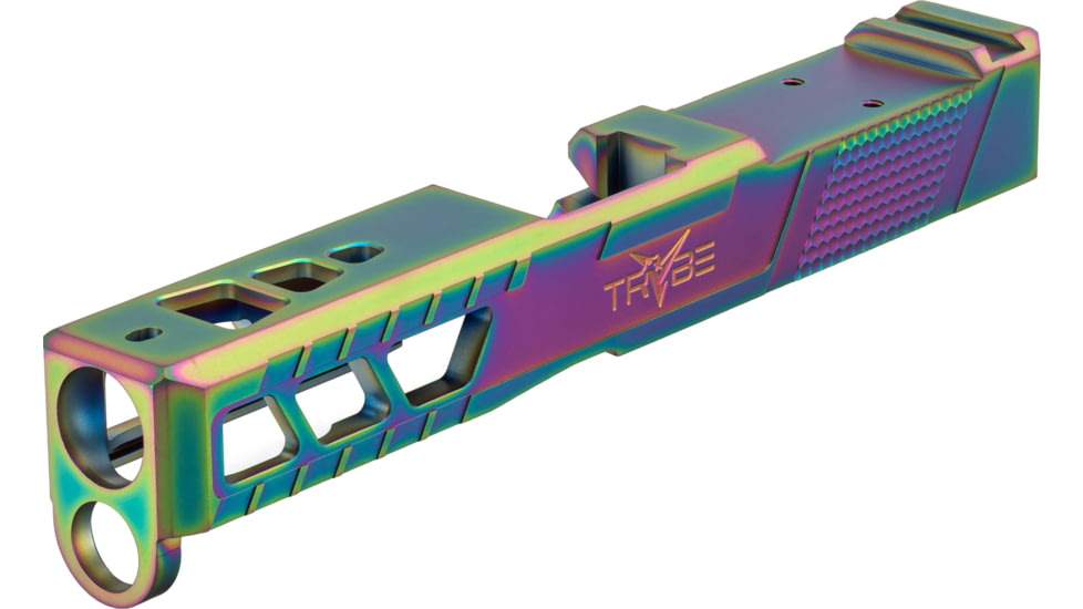 TRYBE Defense Glock 19 Pistol Slide - Version 2, Gen 5, Viper Cut, Chameleon, SLDG19G5VPRV2-CML