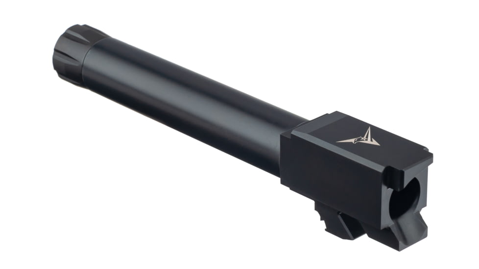 TRYBE Defense GLOCK 22/31 9mm Threaded Conversion Pistol Barrel, 1/2 x 28, 416R Stainless Steel, Black Nitride, TPBCONVG22-31-BN