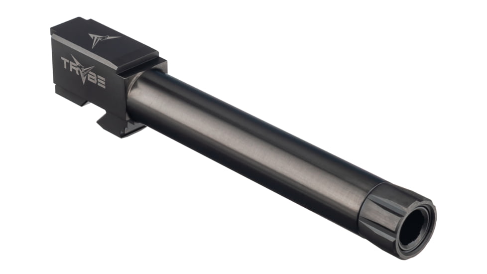 TRYBE Defense GLOCK 22/31 9mm Threaded Conversion Pistol Barrel, 1/2 x 28, 416R Stainless Steel, Titanium DLC, TPBCONVG22-31-DLC