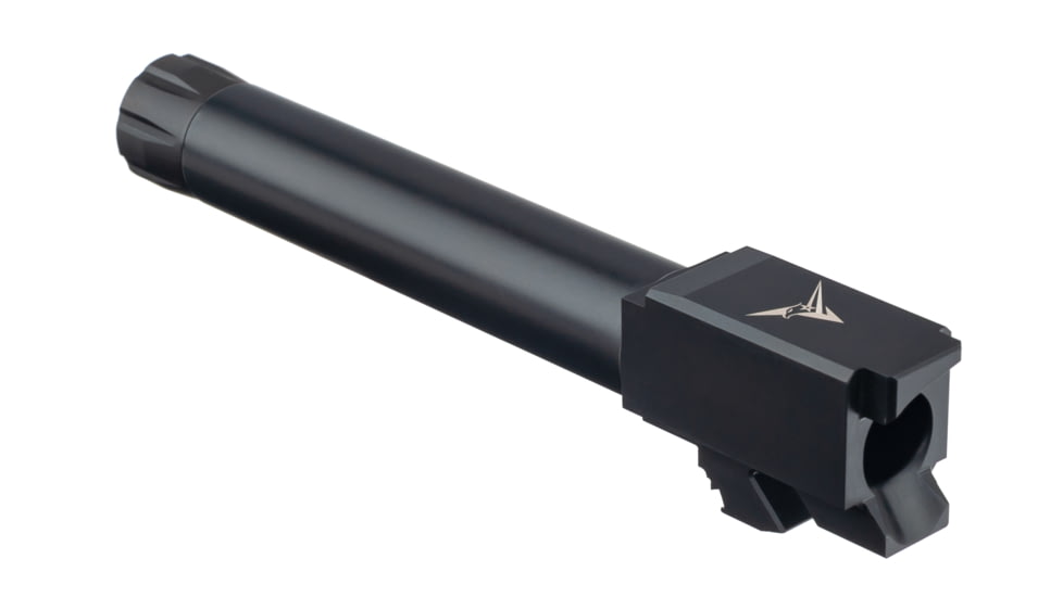 TRYBE Defense GLOCK 23/32 9mm Threaded Conversion Pistol Barrel, 1/2 x 28, 416R Stainless Steel, Black Nitride, TPBCONVG23-32-BN