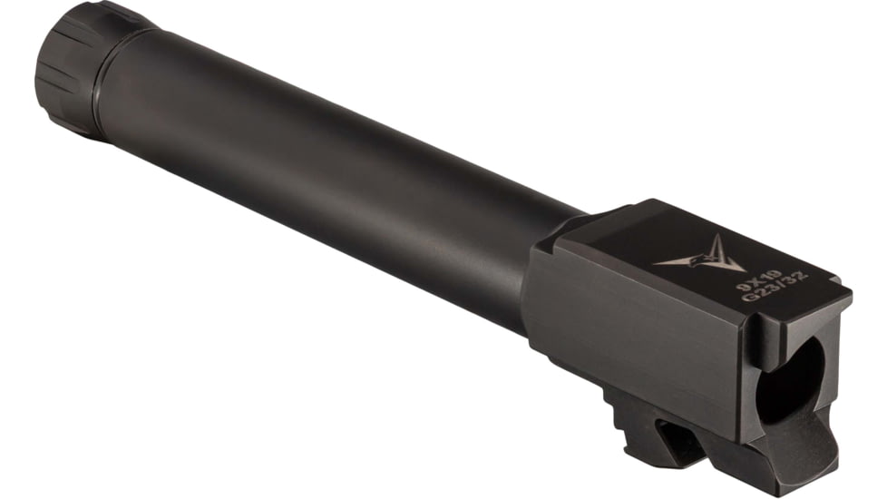 TRYBE Defense Glock 23/32 9mm Threaded Conversion Pistol Barrel, 3.25 inch, 1-10 Twist, Titanium DLC, Version 2, TPBCONVG23-32-DLC-V2