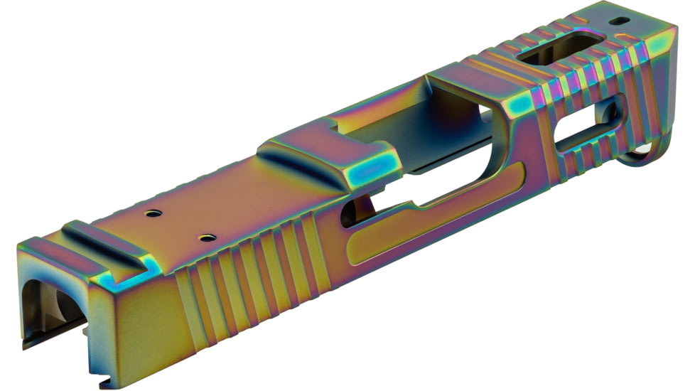 TRYBE Defense Glock 26 9mm Pistol Slide, Glock 26, Gen 3/4, DeltaPoint Pro Cut, Version 1, Cerakote, Chameleon, SLDG26G34DP-CML