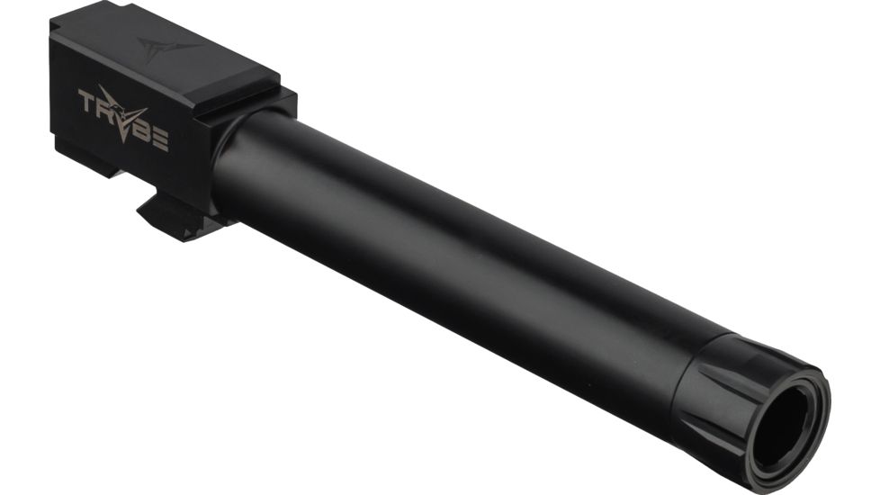 TRYBE Defense Grade Threaded Pistol Barrel, 9/16 x 24 Thread, Glock 20, Black Nitride, TPBG20-BN