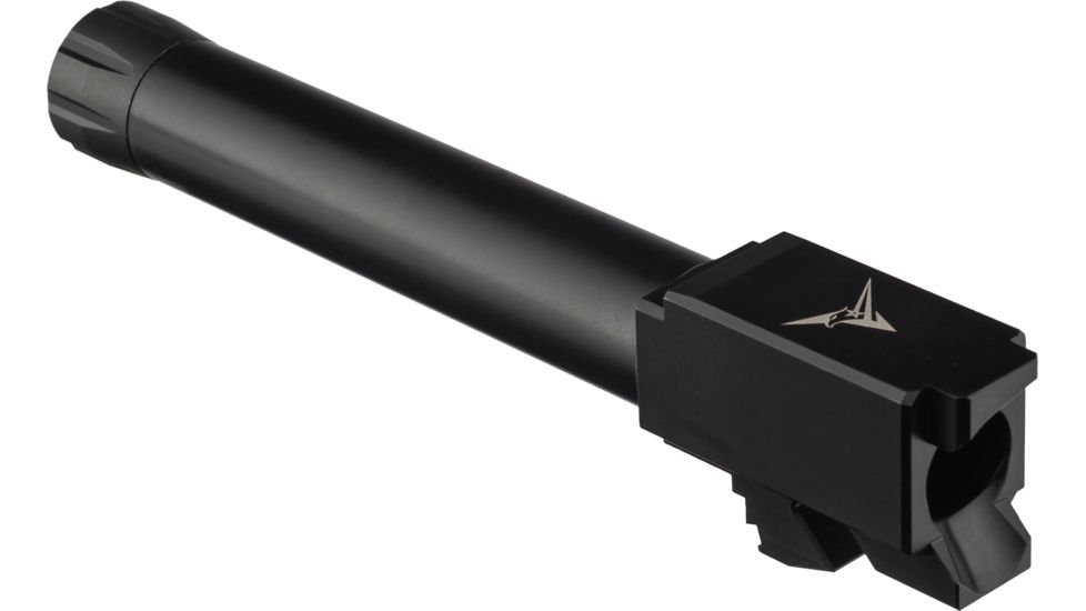 TRYBE Defense Grade Threaded Pistol Barrel, Glock 19/19, 1/2 x 28 Thread, Black Nitride, TPBG19-BN