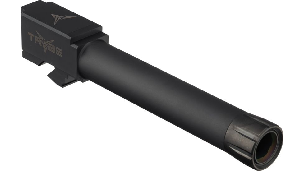 TRYBE Defense Grade Threaded Pistol Barrel, Glock 19/19, 1/2 x 28 Thread, Titanium DLC, TPBG19-DLC