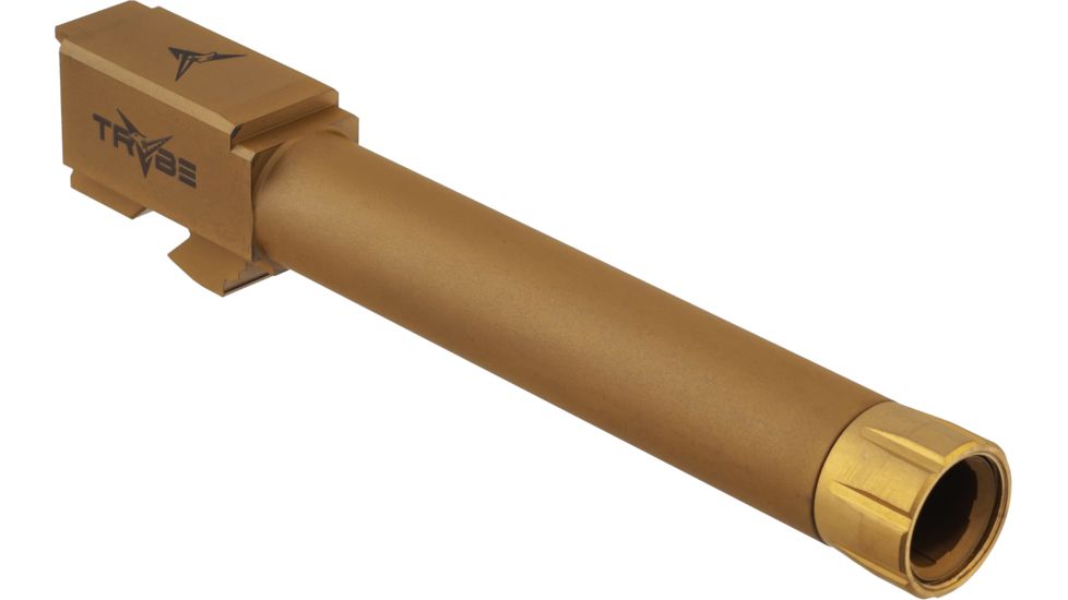 TRYBE Defense Grade Threaded Pistol Barrel, Glock 21, .578x28 Thread, Gold TIN, TPBG21-TIN