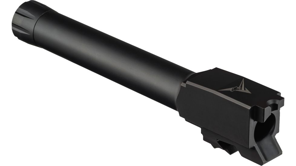 TRYBE Defense Grade Threaded Pistol Barrel, S&amp;W M&amp;P 9mm 4.25in 2.0, 1/2 x 28 Thread, Black Nitride, TPBSWMP425-BN