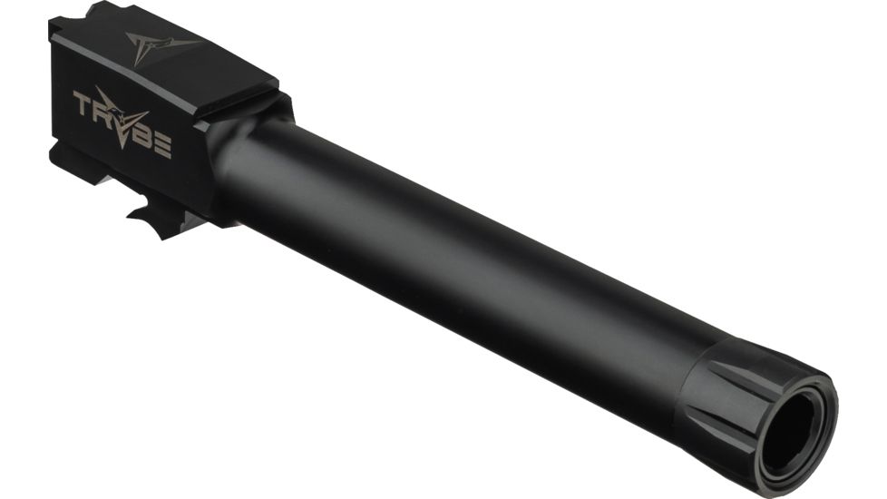 TRYBE Defense Grade Threaded Pistol Barrel, S&amp;W M&amp;P 9mm 4in 2.0, 1/2 x 28 Thread, Black Nitride, TPBSWMP4-BN
