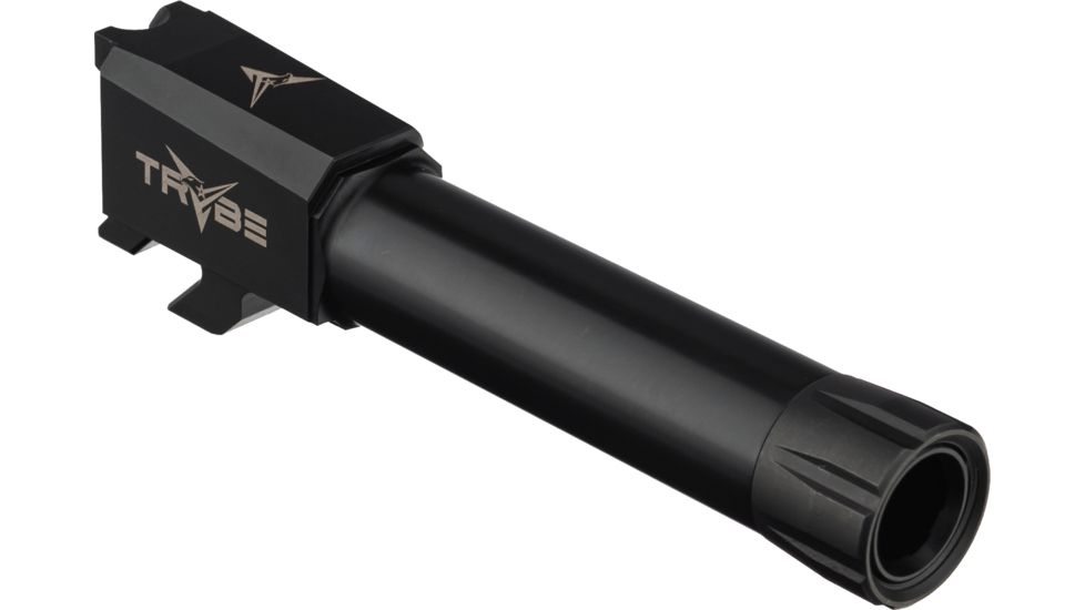 TRYBE Defense Grade Threaded Pistol Barrel, S&amp;W M&amp;P Shield, 1/2 x 28 Thread, Black Nitride, TPBSWSH-BN