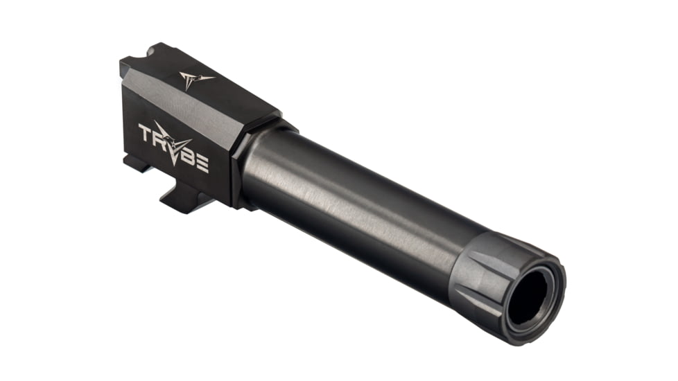 TRYBE Defense Grade Threaded Pistol Barrel, S&amp;W M&amp;P Shield, 1/2 x 28 Thread, Titanium DLC, TPBSWSH-DLC