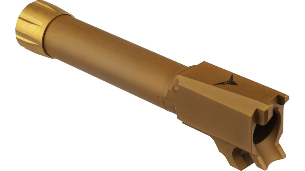 TRYBE Defense Grade Threaded Pistol Barrel,Sig Sauer P365, 1/2 x 28 Thread, Gold TIN, TPBSIG365-TIN