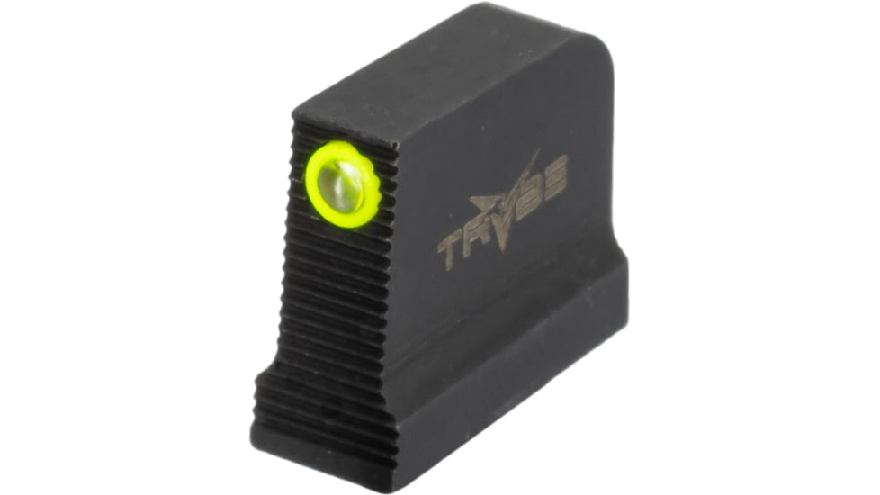 TRYBE Defense High Glow 1-Dot Tritium Night Sights for Glock 17/19/22/23/24/26/27/33/34/35/37/38/39/42/43, High, Black, 1DTSG-HI